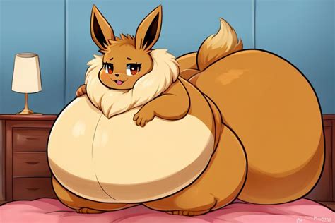 Fat Eevee 2 by FoxyTheFox1250 on DeviantArt