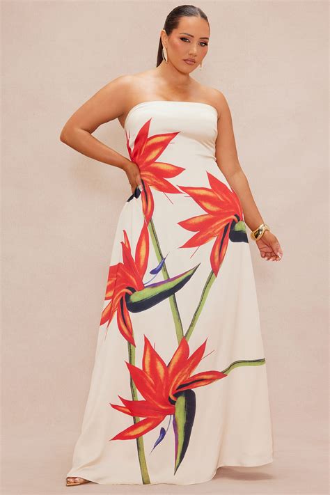 Vestido Maxi De Satín Althea - Nude Combinado | Fashion Nova