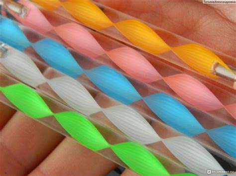 Набор для дизайна ногтей Aliexpress 5pcs 2 Way Dotting Pen Marbleizing ...