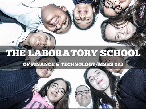 laboratory school  finance technology