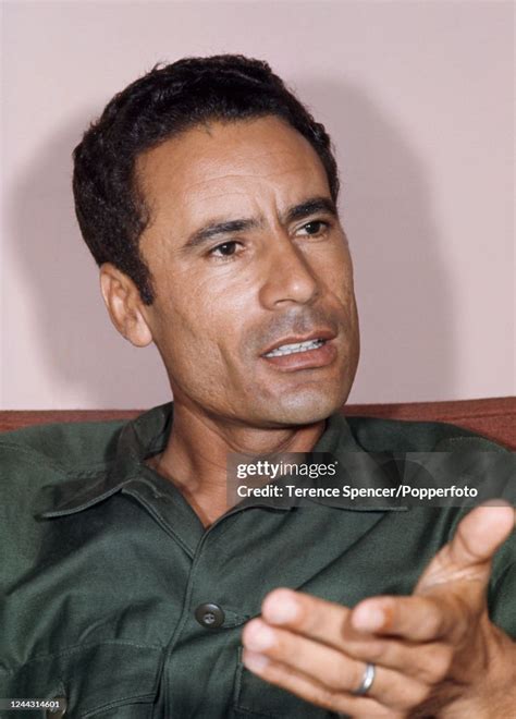 colonel muammar gaddafi leader  libya  tripoli   october