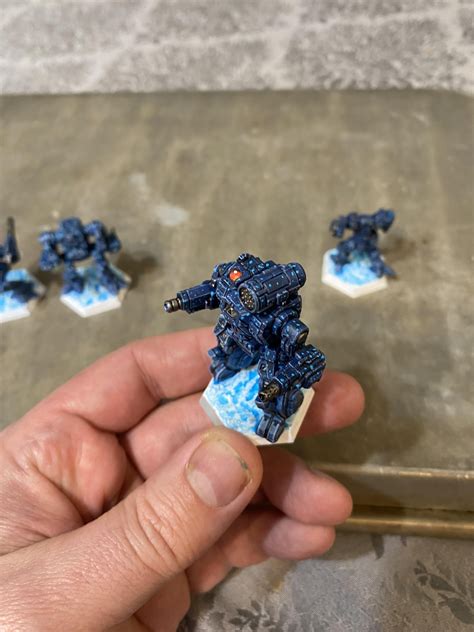 Ghost Bear Arctic Snow Commission Complete. : r/battletech