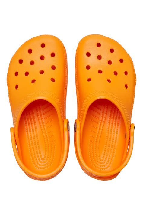 crocs kroks  otvorena peta  perforacii oranzev   eu emagbg