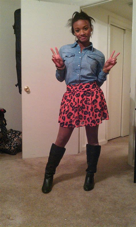 Shirt: MadRag, Skirt and Boots: TJ Maxx | Fashion lifestyle blog