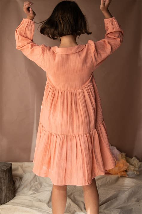 Sparrow Dress - Sweet Peach – Bella and Lace