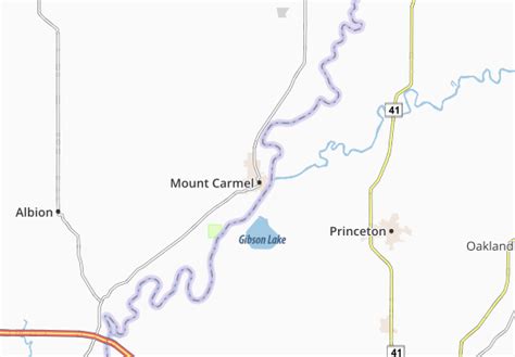 MICHELIN Mount Carmel map - ViaMichelin