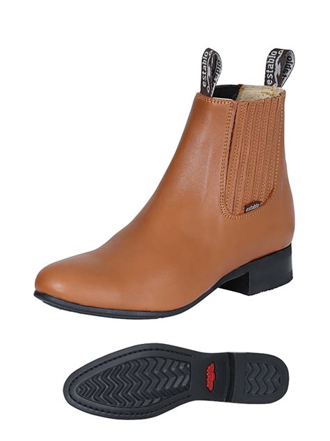Men's Boots Ankle Establo genuine Leather. Botin de Trabajo Establo ...