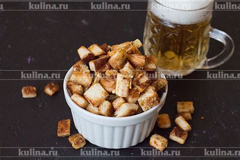 Сухарики с сыром – рецепт приготовления с фото от Kulina.Ru