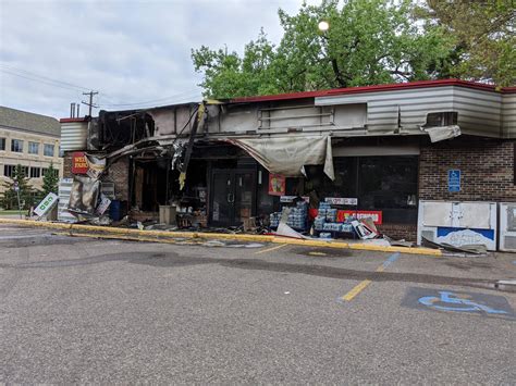 Speedway on Grand Ave. In St. Paul burned down : r/minnesota