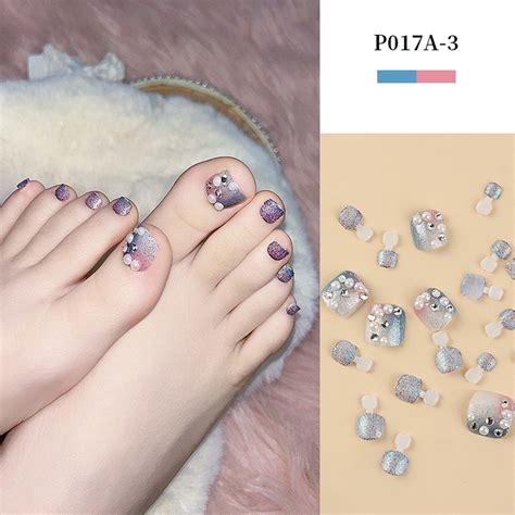 KeirineCC Press on Nails, Press on Toenails, Press on Toe Nails Short