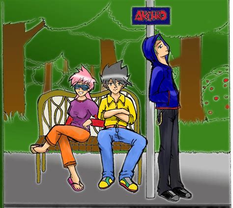 Akihiro Characters Digitally colored by AnimationsByRobert on DeviantArt