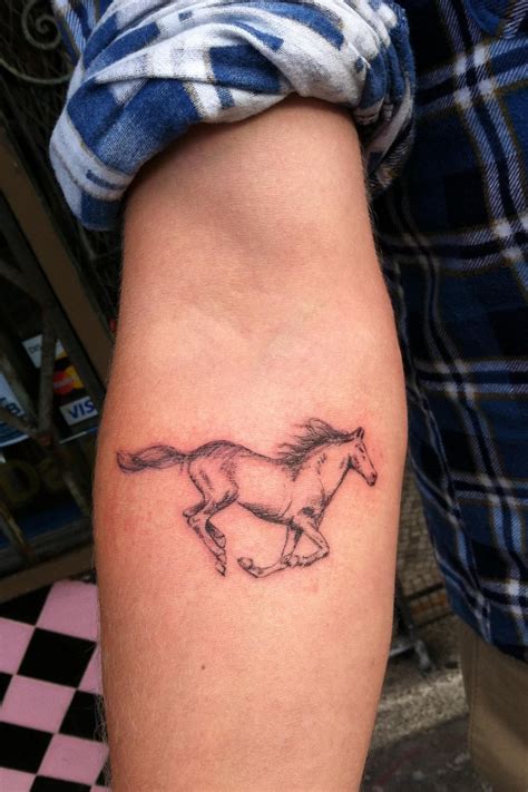 creative horse tattoos
