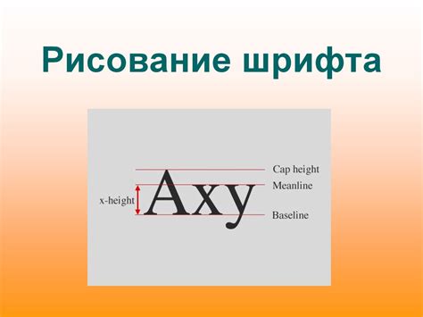 Рисование шрифта - презентация онлайн