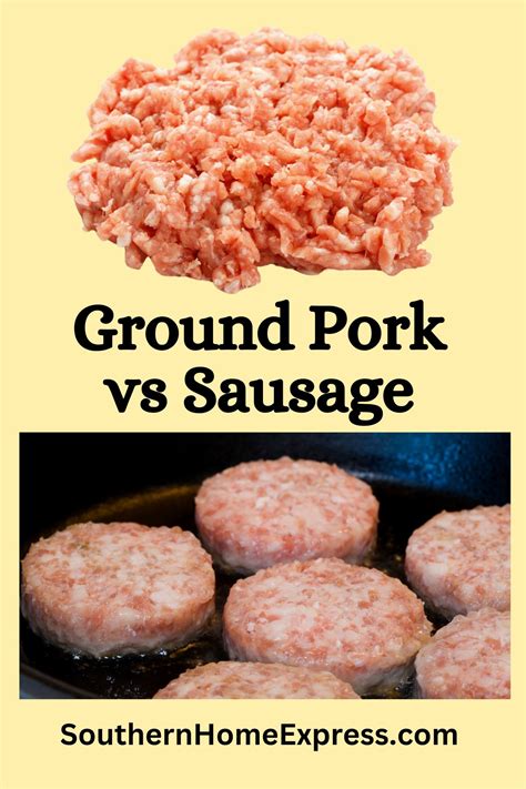 Ground Pork Vs Ground Beef Taste at Qiana Flowers blog