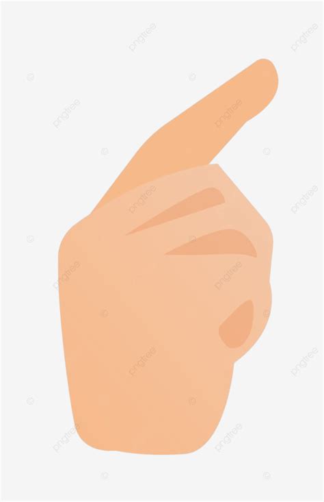 gambar tangan manusia  jari telunjuk menunjuk ilustrasi kartun