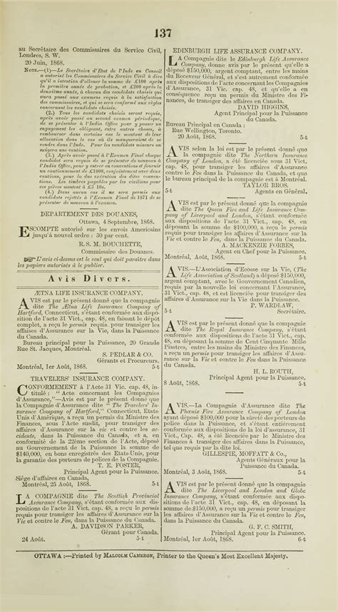 The Canada gazette : Canada : Free Download, Borrow, and Streaming