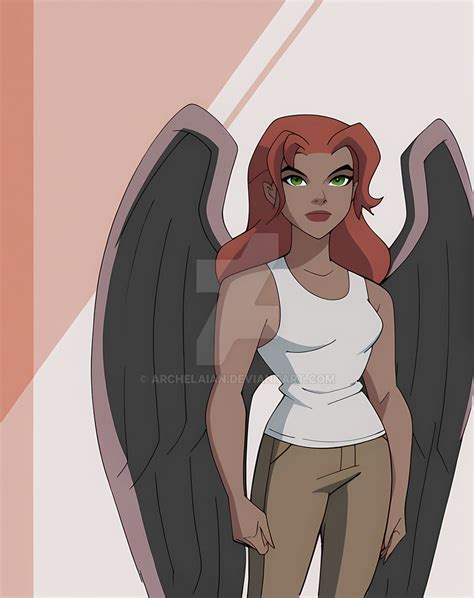 shayera, hawkgirl (dcau) by archelaian on DeviantArt