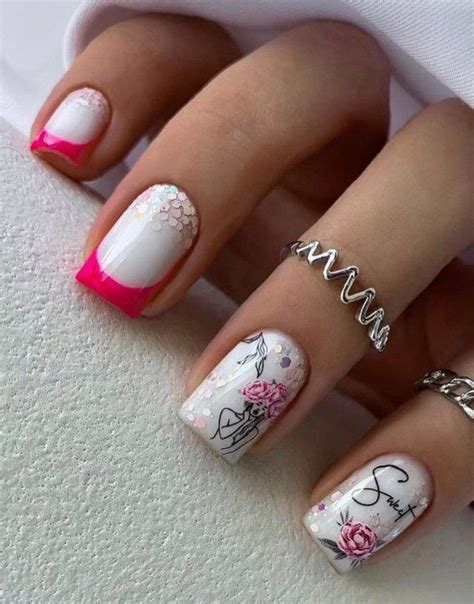 🍃🌹🍃Nail Design🍃🌹🍃 | Gold acrylic nails, Pretty nail art designs, Chic nails