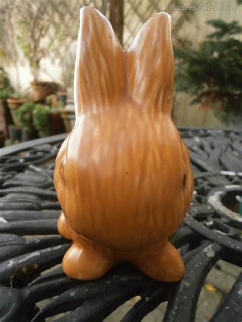 Antiques Atlas - Small Unusual Orange Wade Bunny