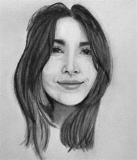 Portrait Of Sydnee Goodman, me, 2021 : r/learntodraw