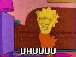 O Que Significa Uhuuu - Uhuuu Simpsons GIF - Uhuuu Simpsons - Discover & Share GIFs