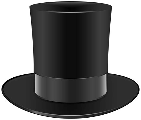 Black Top Hat PNG Clip Art - Best WEB Clipart