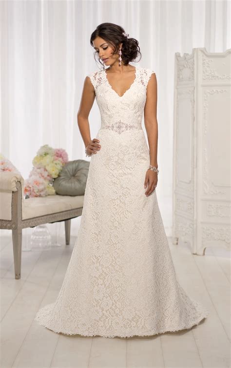 Wedding Dresses with Sleeves | Cap Sleeve Wedding Dresses | Essense of