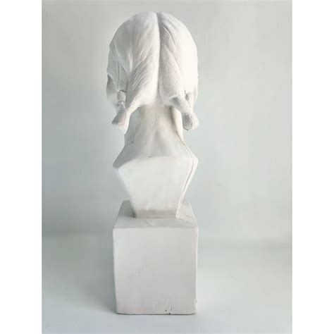 1960s Large Vintage Plaster Female Bust Sculpture | Chairish