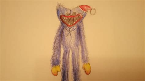 Новогодний ХАГГИ ВАГГИ / How to draw Huggy Wuggy / Poppy Playtime - YouTube
