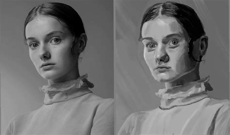 My first ever time using a reference, and drawing a realistic portrait ...