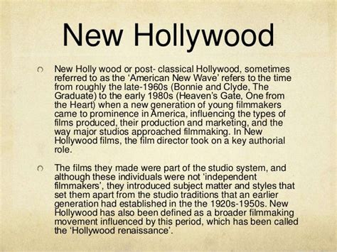 The hollywood film industry