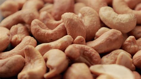Closeup of cashews nut texture background 48578218 Stock Video at Vecteezy