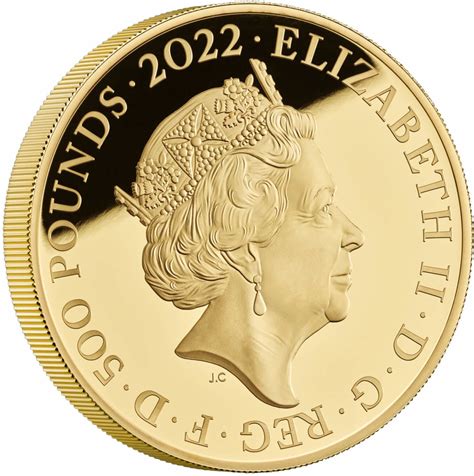 500 Pounds - Elizabeth II (The Rolling Stones; Gold Proof) - Reino