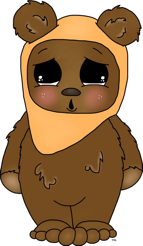 star wars ewok clipart cartoon png  large size png image