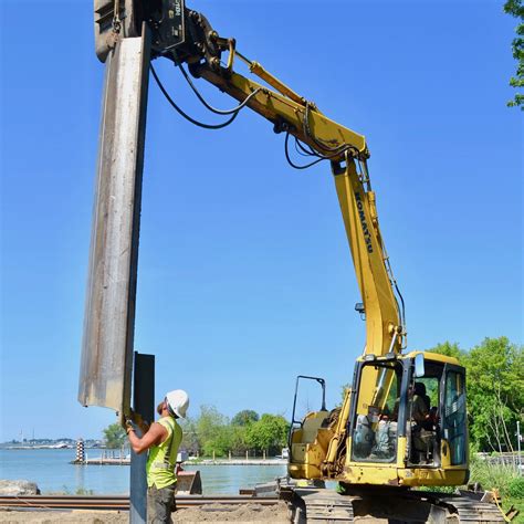 Sheet Pile Driver Attachment