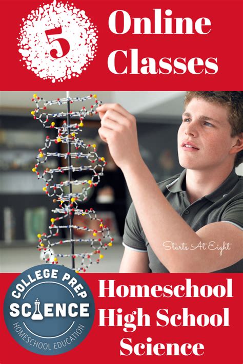 5 Online Classes for Homeschool High School Science - StartsAtEight