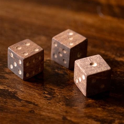 Wooden Dice - Etsy