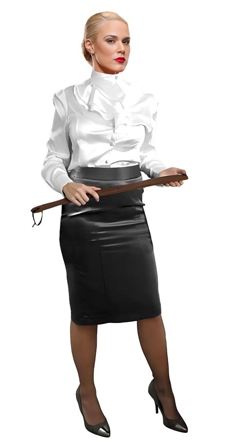 white satin blouse mistress   bluse und rock bluse rock
