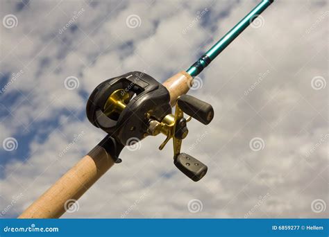 Fishing Reel - Bait Cast stock image. Image of gear, background - 6859277