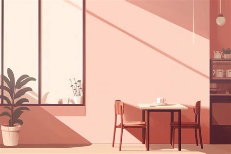 coffee cafe wall architecture furniture  photo illustration