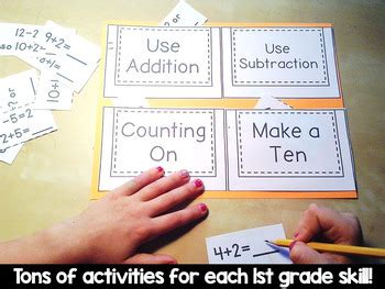 First Grade Math Skills BUNDLE: Activities by the Standards ALL 1st ...