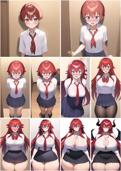 Becoming your waifu (Rias Gremory TG Sequence) by IamCxRx on DeviantArt