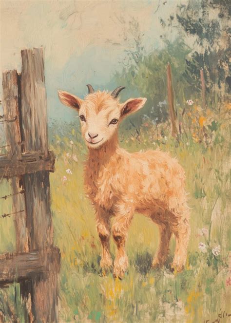 goat wall art 6