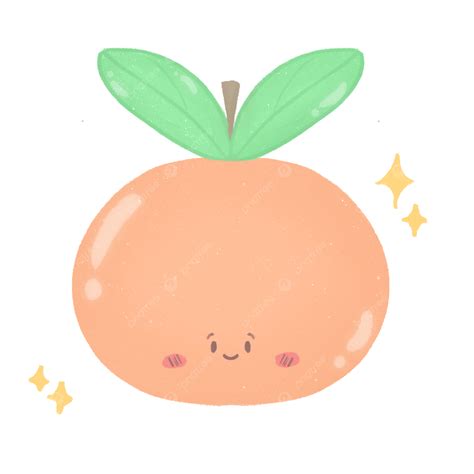 Cute Happy Oranges, Fruit, Orange, Cute PNG Transparent Clipart Image