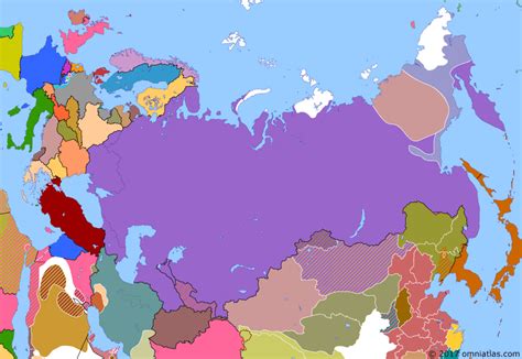 Creation of the Soviet Union | Historical Atlas of Northern Eurasia (30 ...