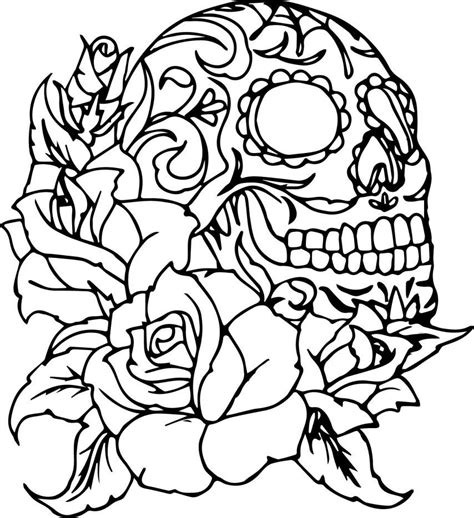 Skull Candy Coloring Pages - Coloring Home