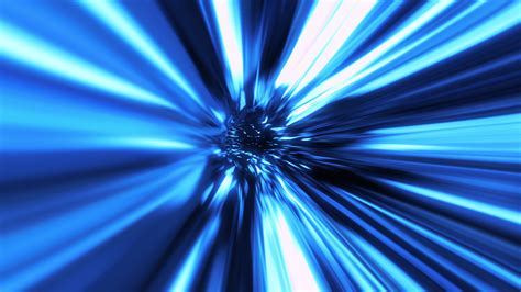 Loop abstract blue speed shine ray in tunnel 13602481 Stock Video at