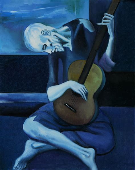 Picasso Blue Guitar Painting at PaintingValley.com | Explore collection ...