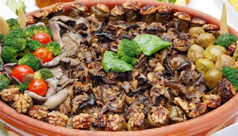 Traditional Macedonian and Balkans Food Stock Image - Image of chopped ...