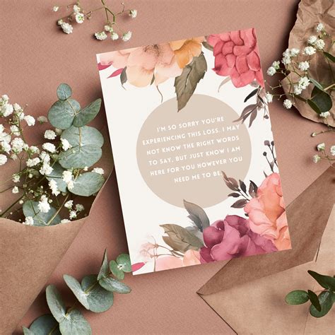 sympathy card for loss of mother 9